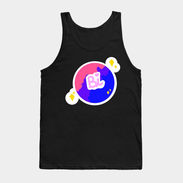 Pride Planet - Bi Tank Top by hikav